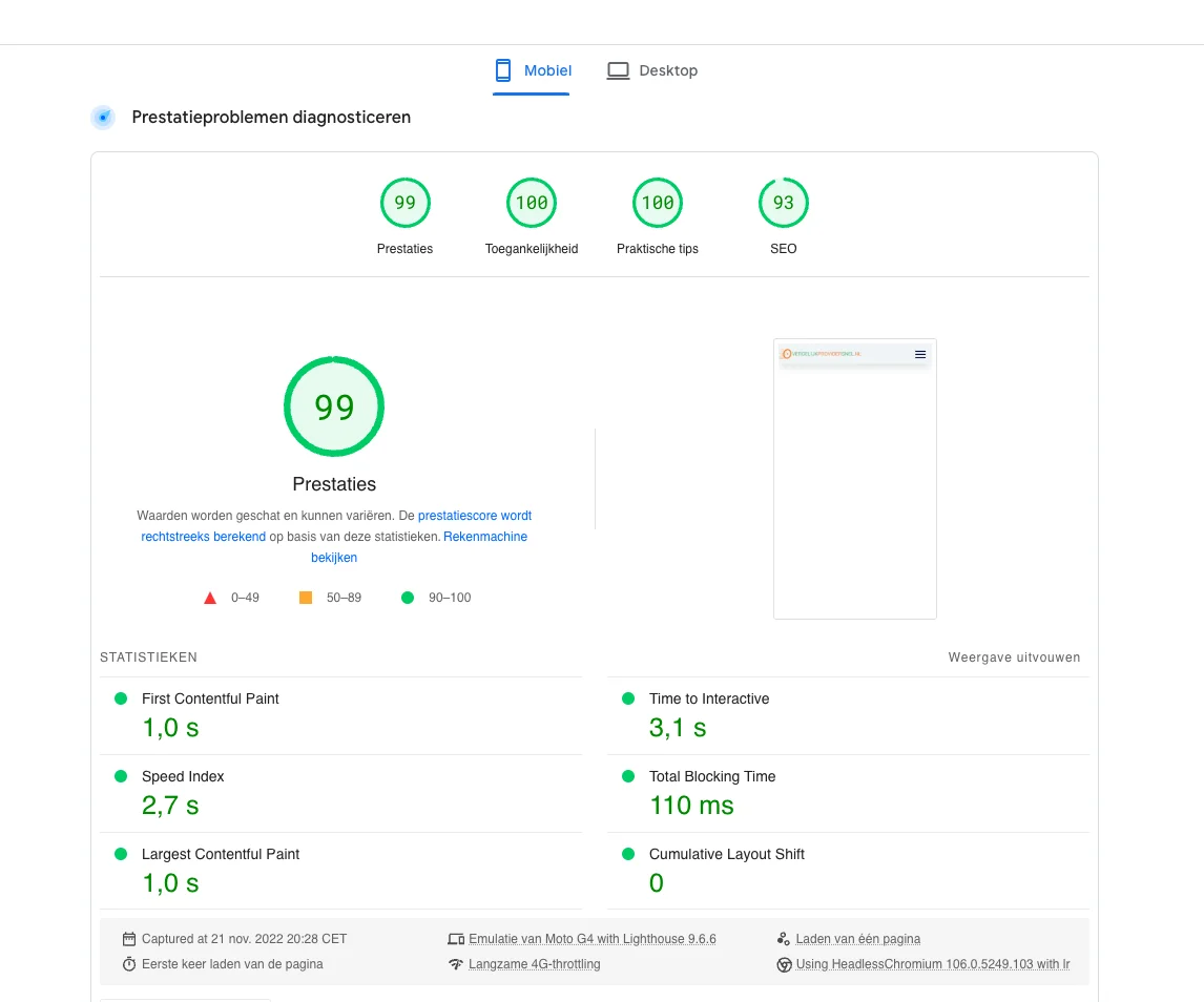 Google pagespeed litespeed cloud86 review